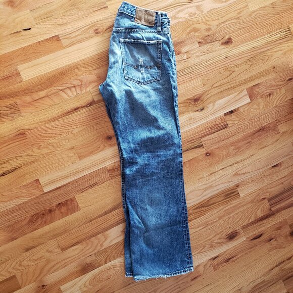 American Eagle Distressed, Bootcut Jeans - Picture 2 of 7